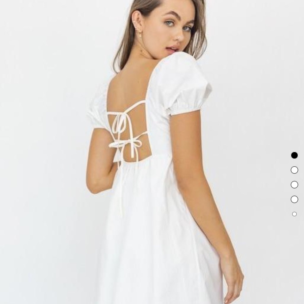 Babydoll white dress